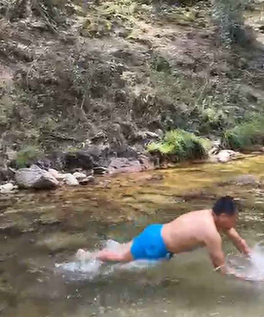 Agua fria, terapia para el alma